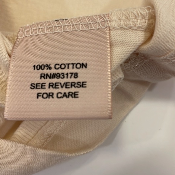 PHILOSOPHY cream muscle / tank t- shirt size L - Picture 6 of 8